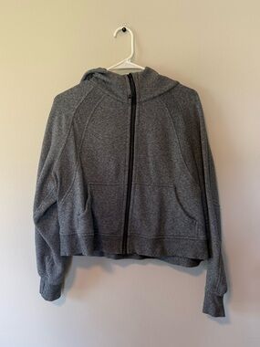Lululemon scuba oversized full zip heathered speckled black